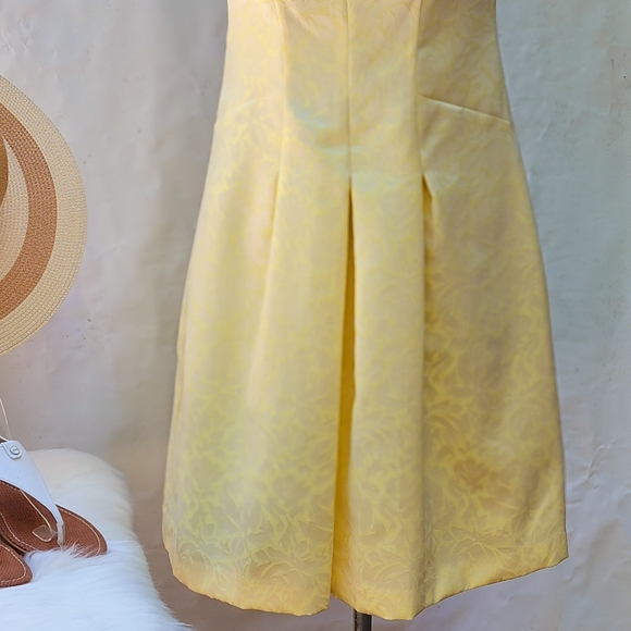 Evan Picone Dress Vtg Sz 2 Brocade Fit & Fare Classic Timeless Jacquard - Picture 3 of 16